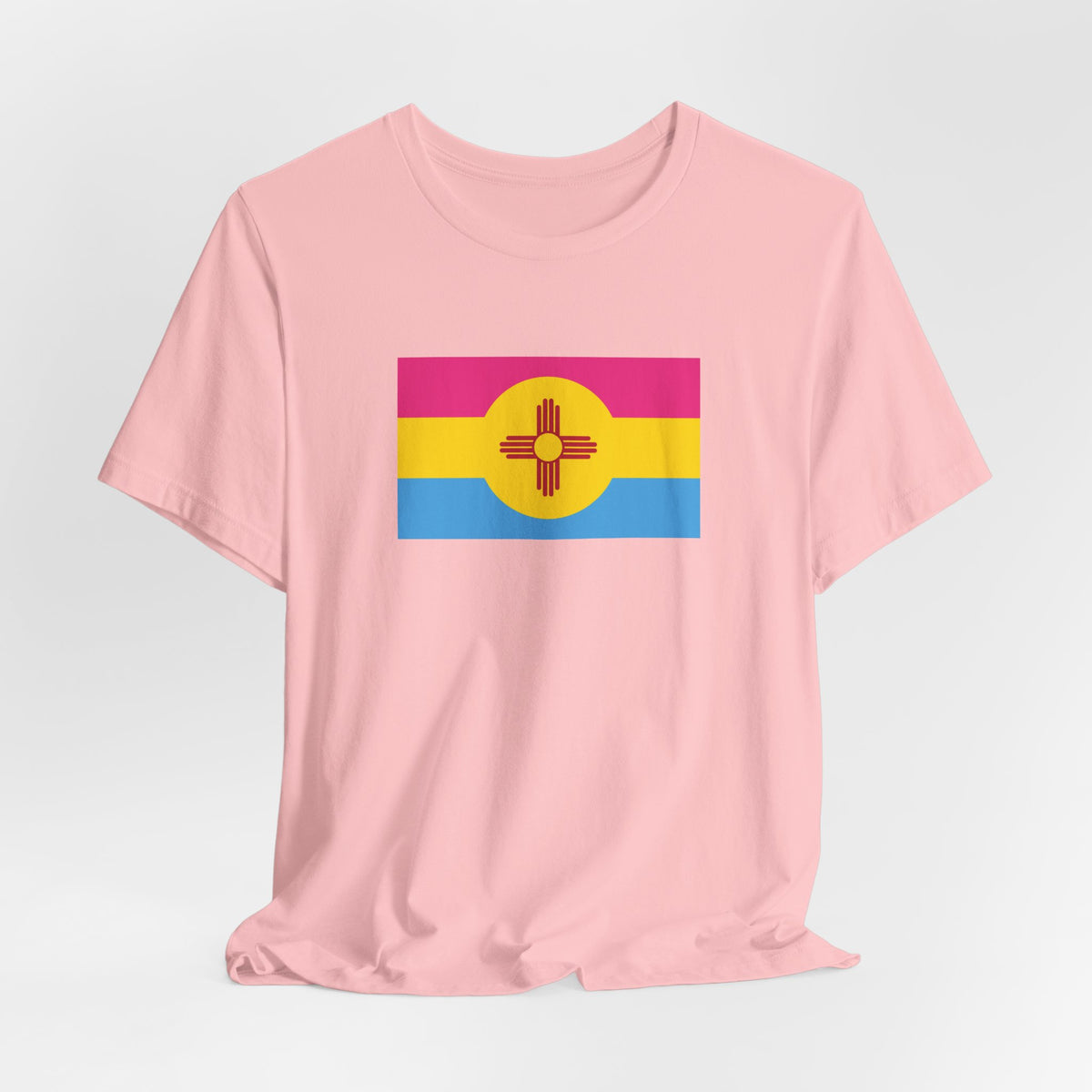 New Mexico Pansexual Pride Flag T-shirt, Several Color Options