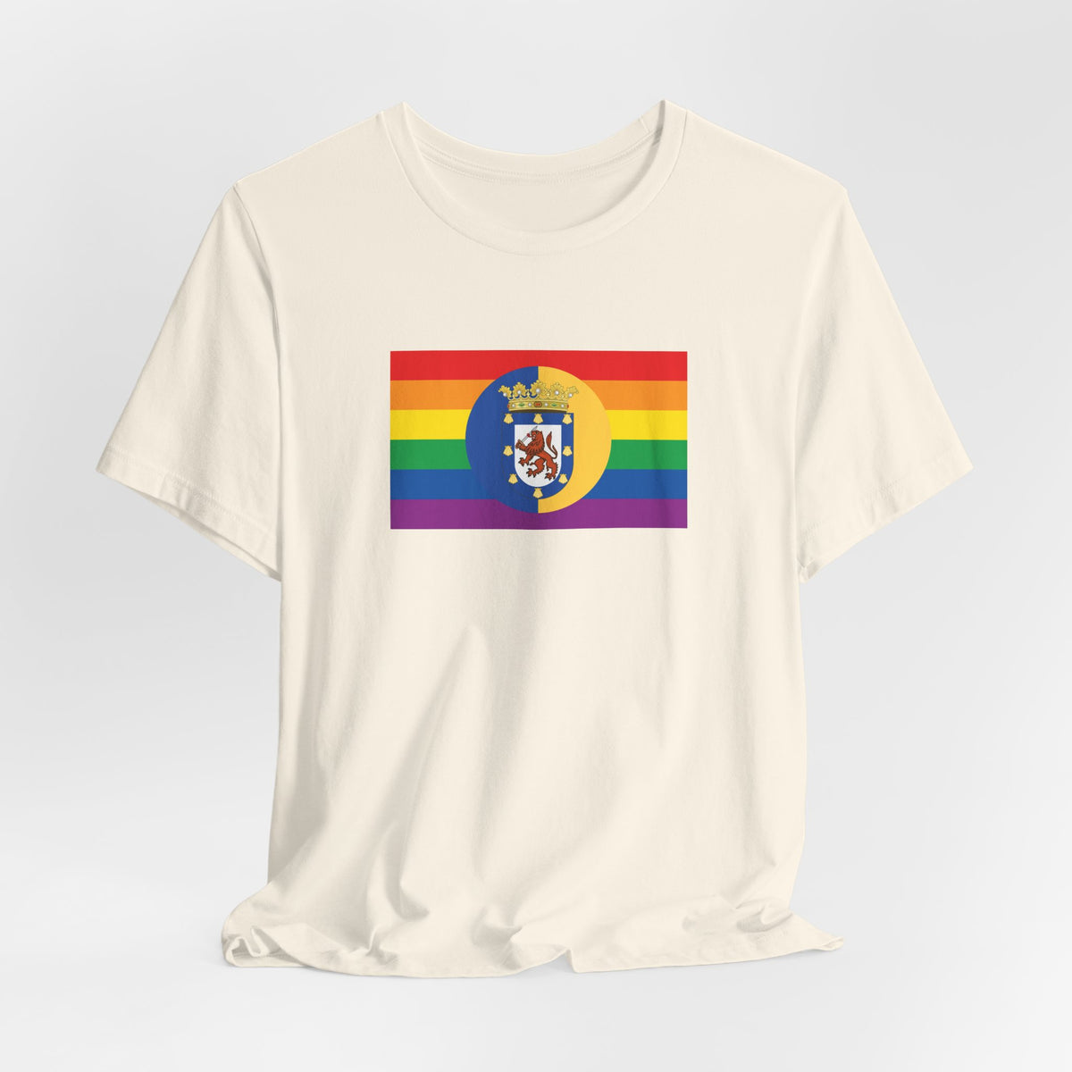 Santiago, Chile Rainbow Pride Flag T-shirt, Several Color Options