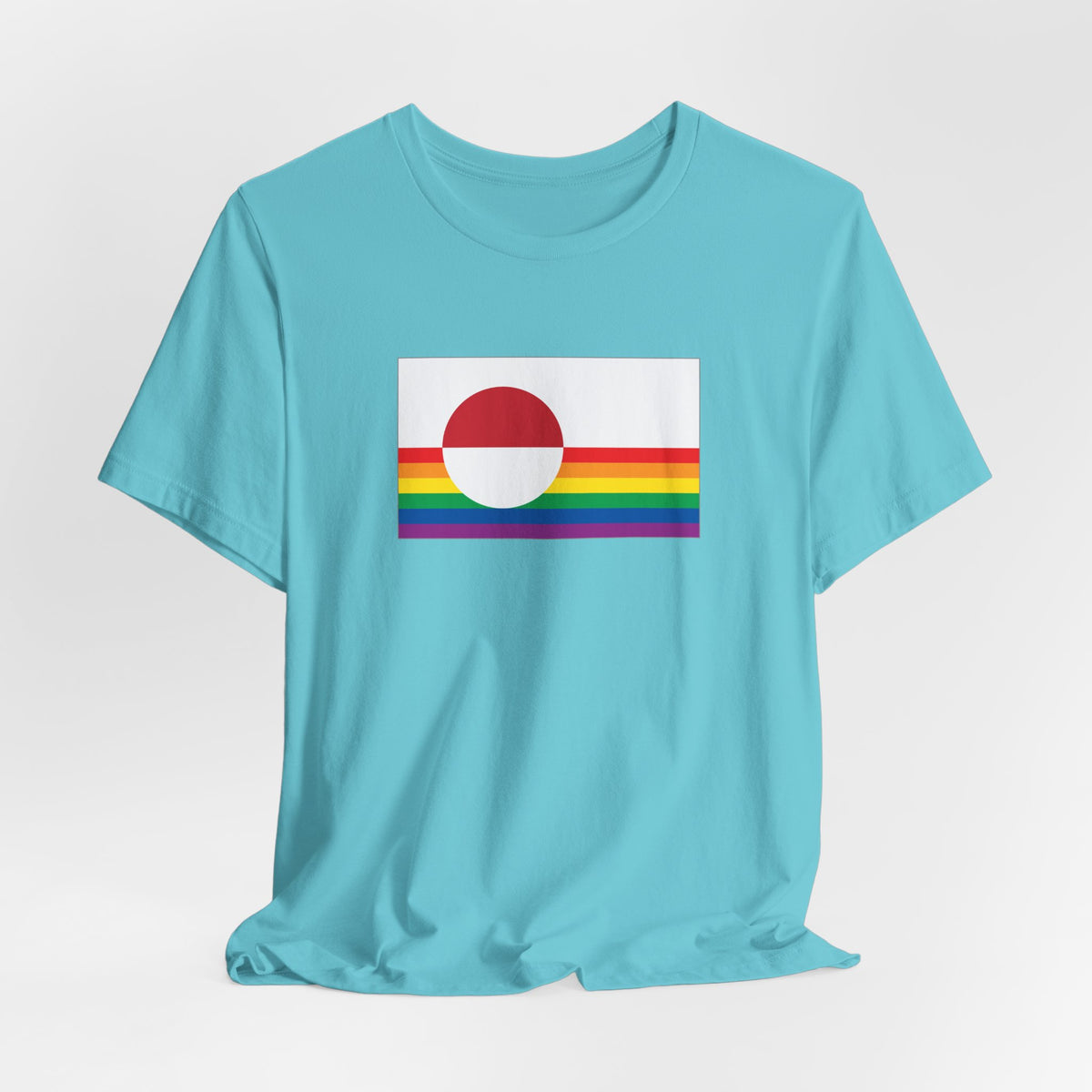 Greenland Rainbow Pride Flag T-shirt, Several Color Options