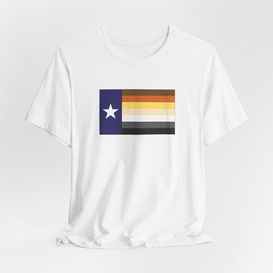Texas Bear Pride Flag T-shirt, Several Color Options