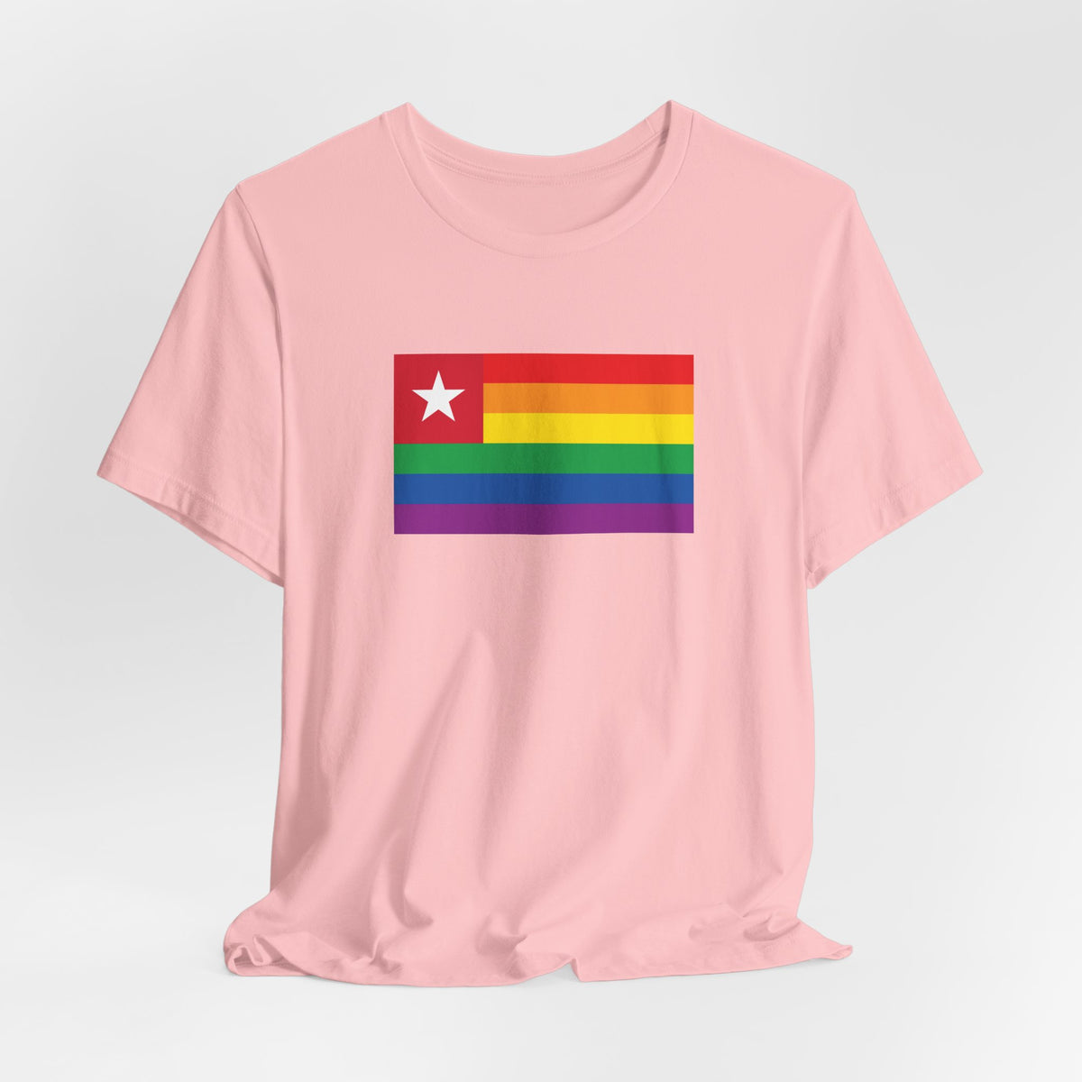 Togo Rainbow Pride Flag T-shirt, Several Color Options