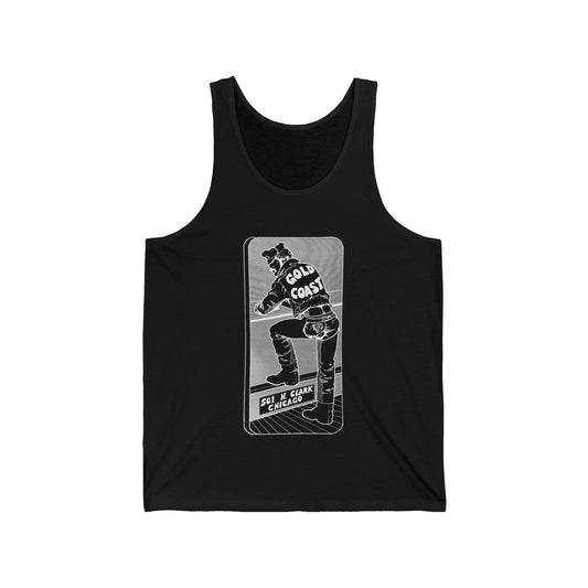 GOLD COAST Chaps Tank Top, Chicago Leather Bar Archive Design