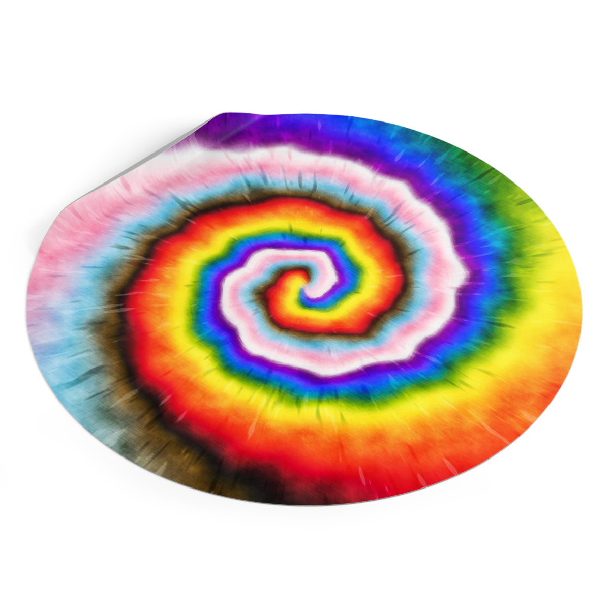 Progress Pride Tie-Dye Vinyl Sticker
