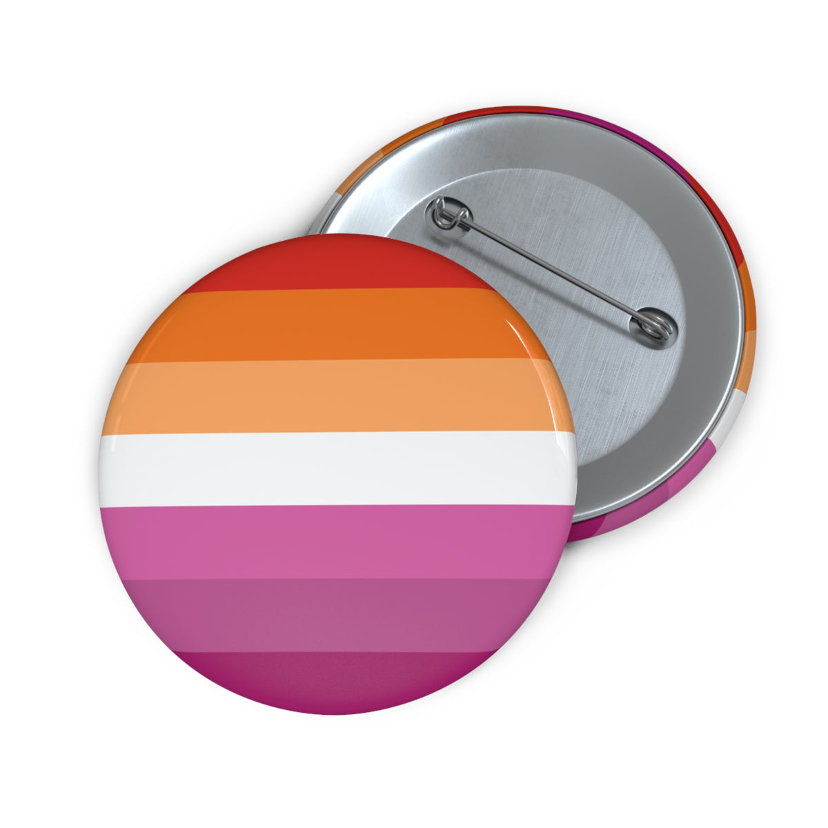 Lesbian Pride Flag Pin Button