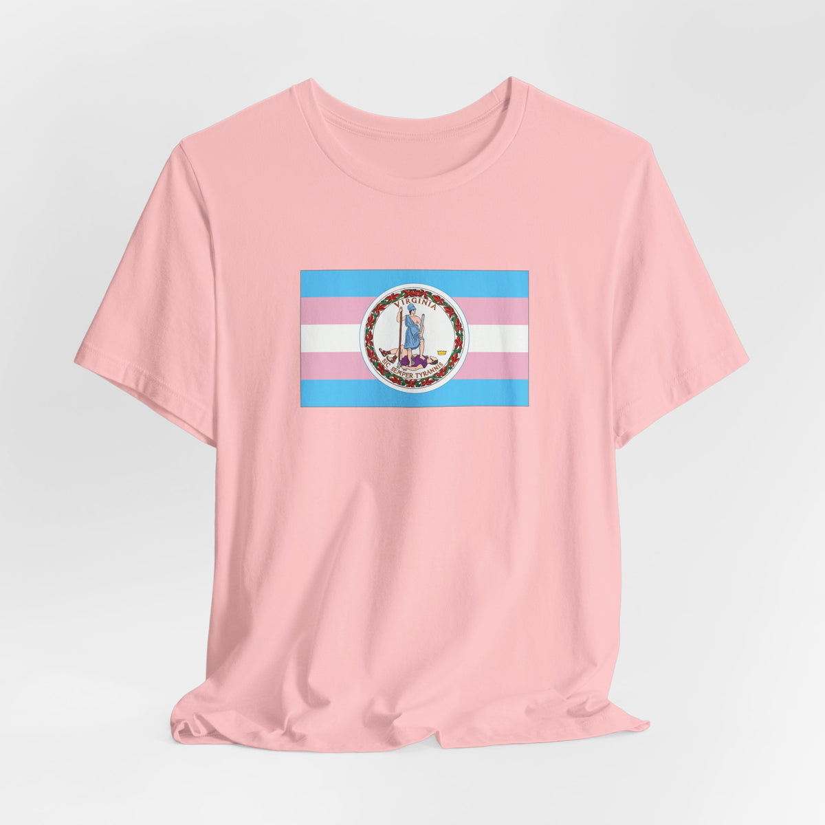 Virginia Transgender Pride Flag T-shirt, Several Color Options