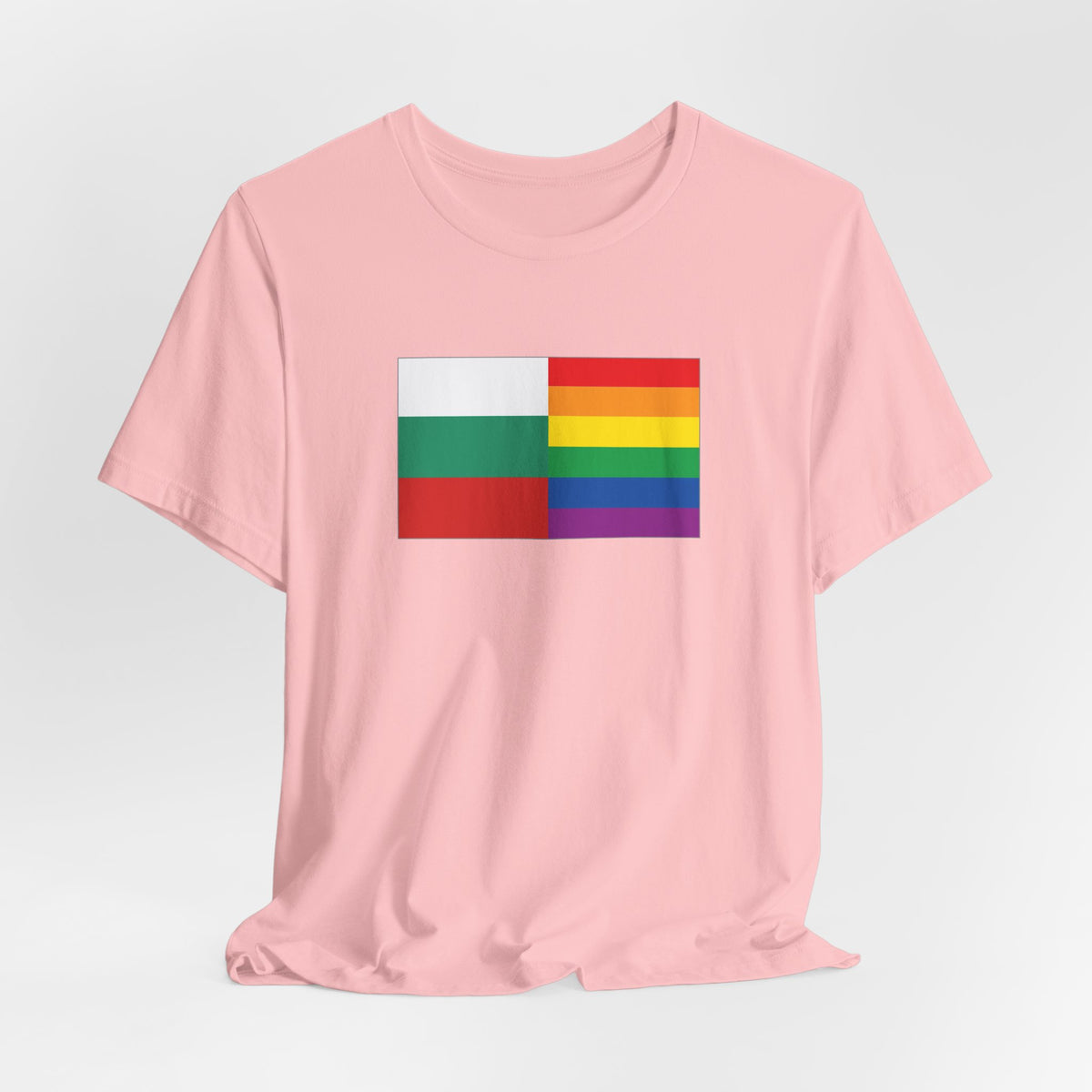 Bulgaria Rainbow Pride Flag T-shirt, Several Color Options