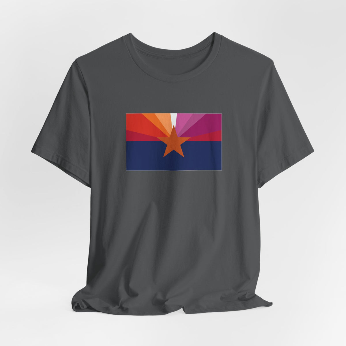 Arizona Lesbian Pride Flag T-shirt, Several Color Options