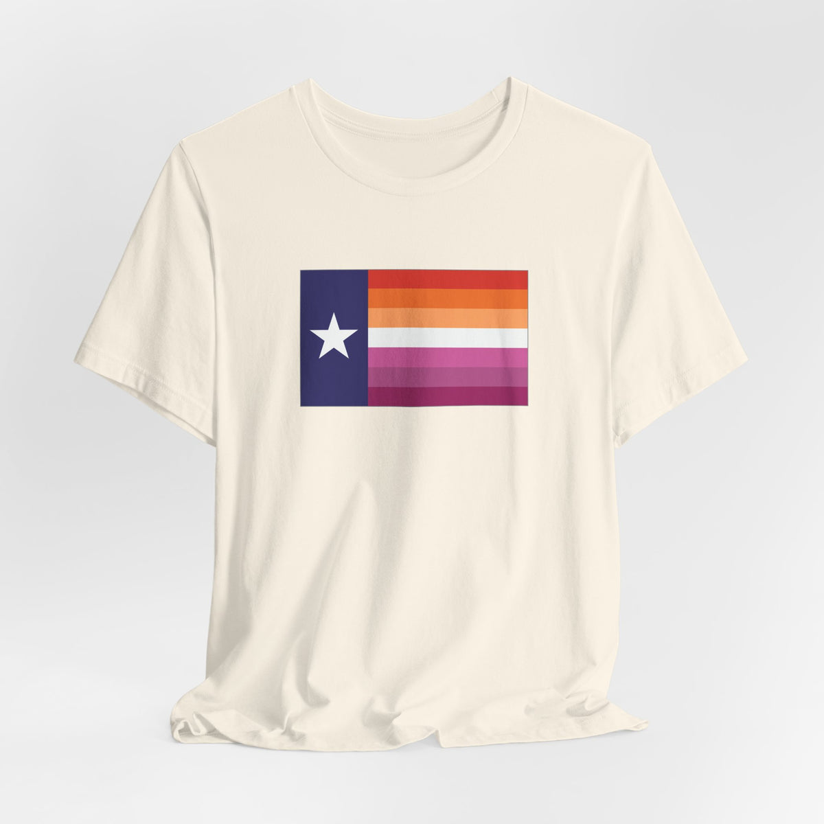 Texas Lesbian Pride Flag T-shirt, Several Color Options
