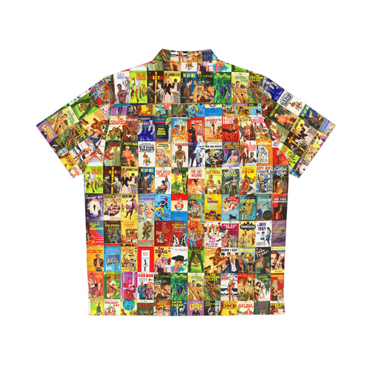Mid-Century Gay Pulp Fiction Hawaiian Style Shirt
