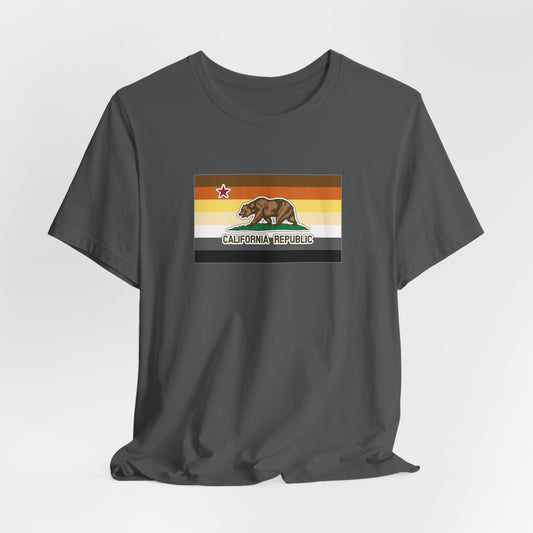 California Bear Pride Flag T-shirt, Several Color Options