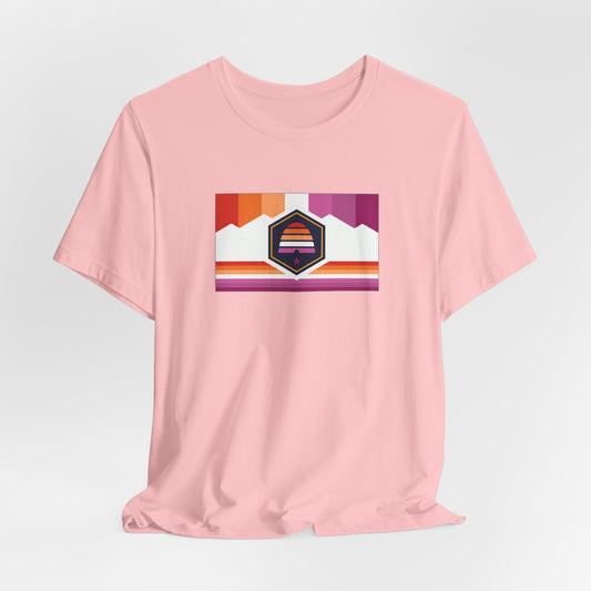 Utah Lesbian Pride Flag T-shirt, Several Color Options