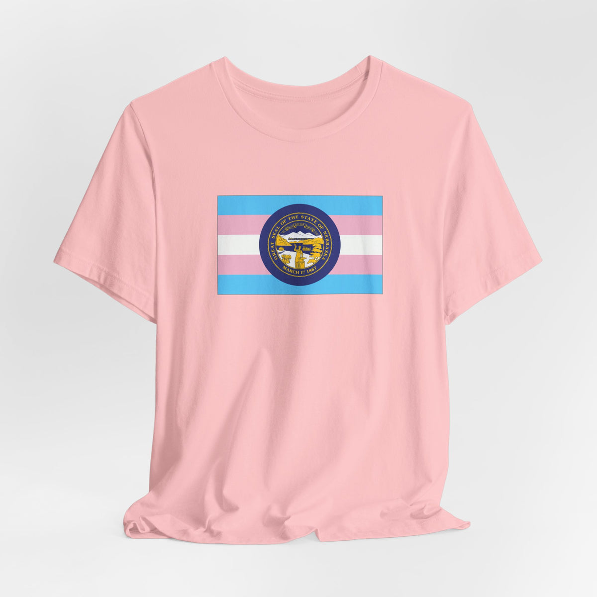 Nebraska Transgender Pride Flag T-shirt, Several Color Options