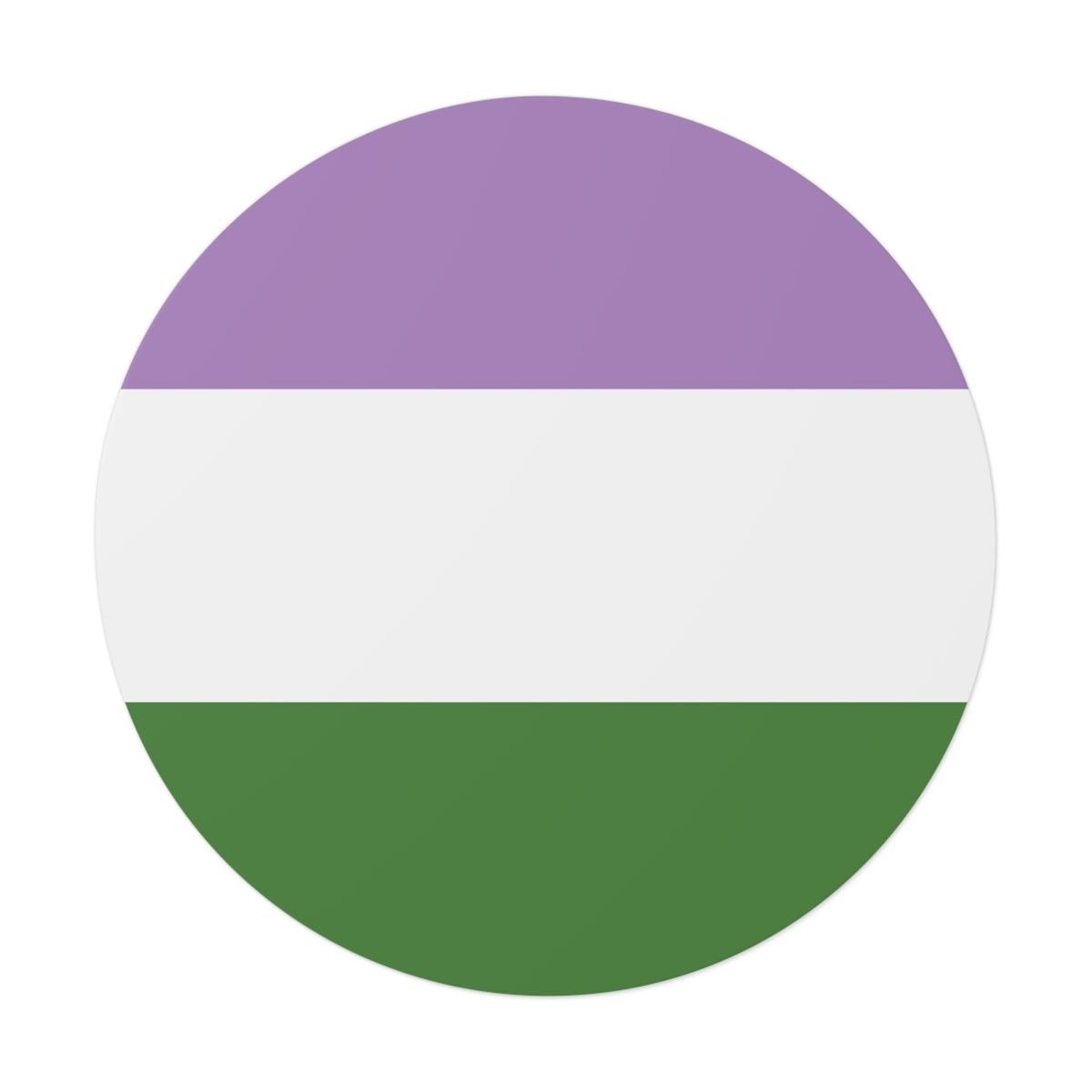 Genderqueer Pride Flag Vinyl Sticker