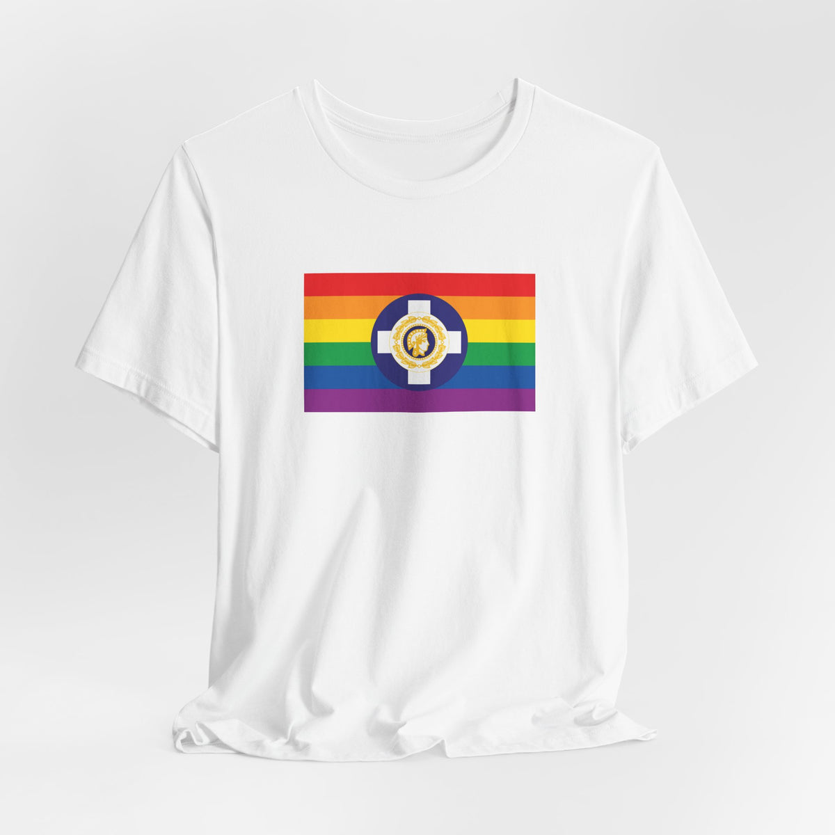Athens, Greece Rainbow Pride Flag T-shirt, Several Color Options