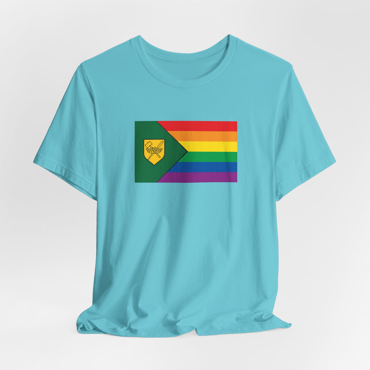 Vancouver, Canada Rainbow Pride Flag T-shirt, Several Color Options