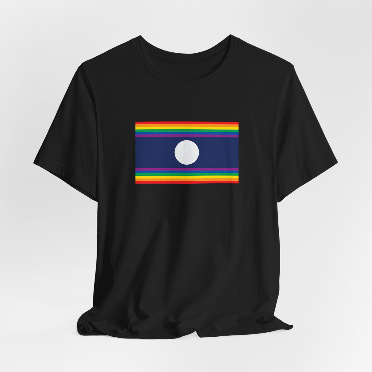 Laos Rainbow Pride Flag T-shirt, Several Color Options
