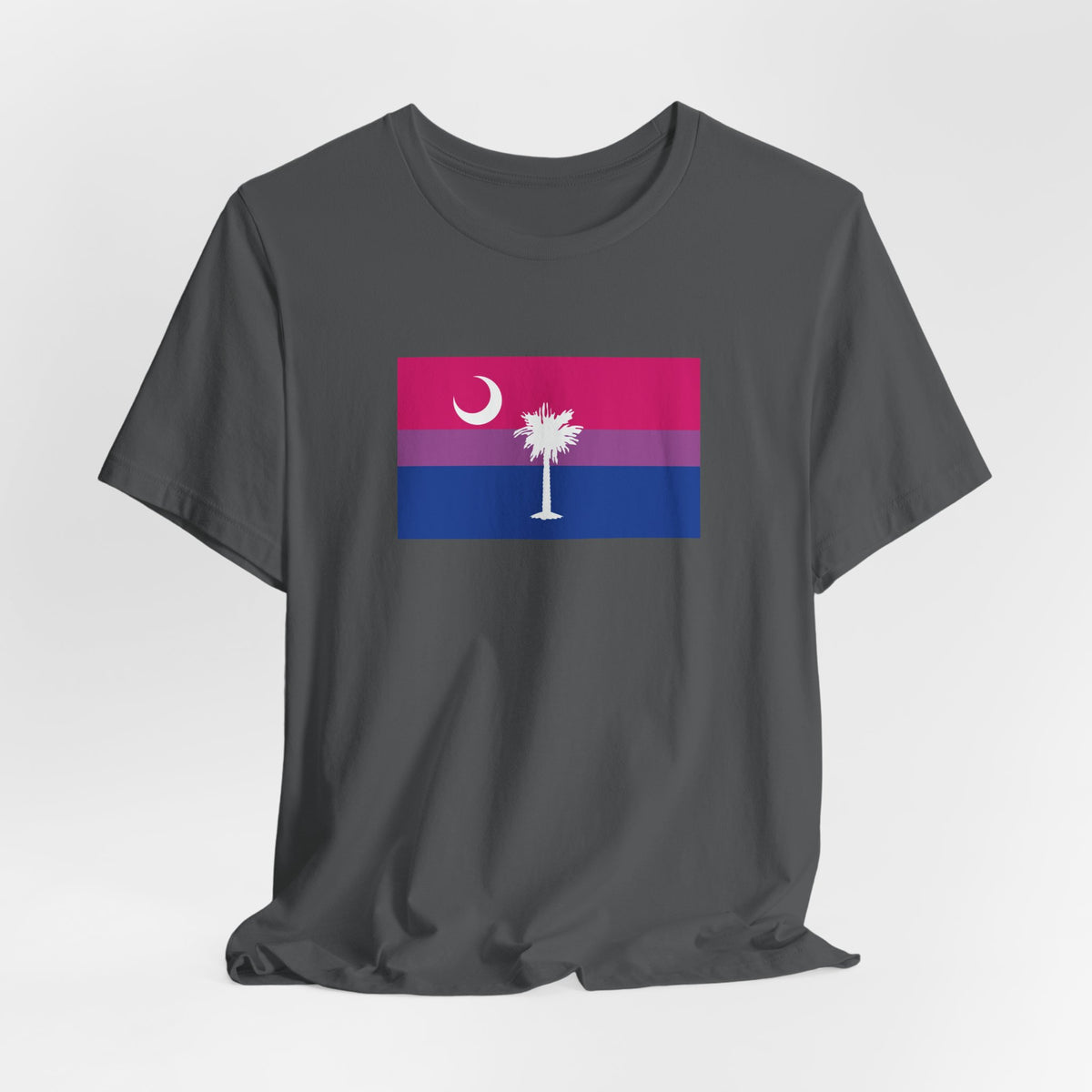 South Carolina Bisexual Pride Flag T-shirt, Several Color Options