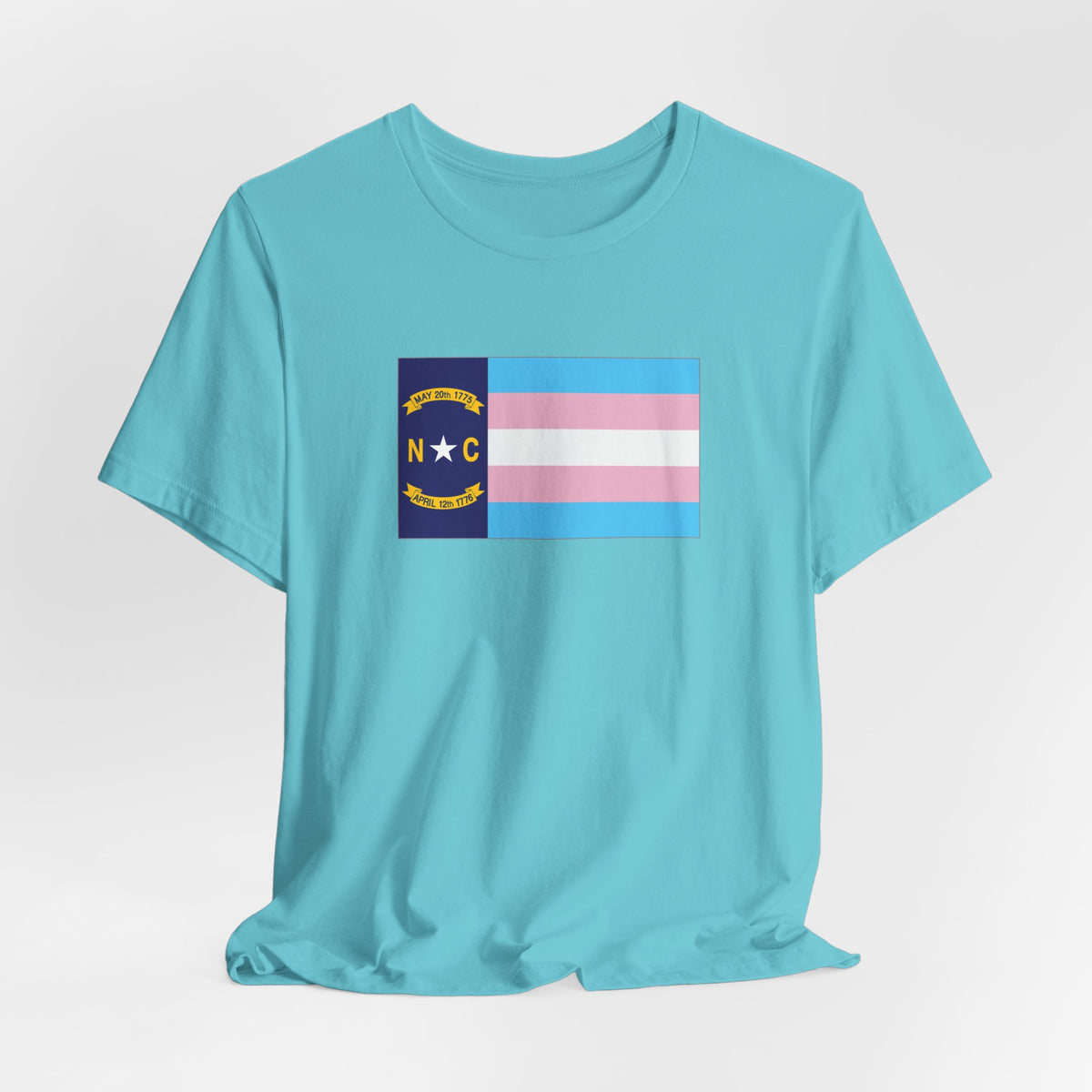 North Carolina Transgender Pride Flag T-shirt, Several Color Options