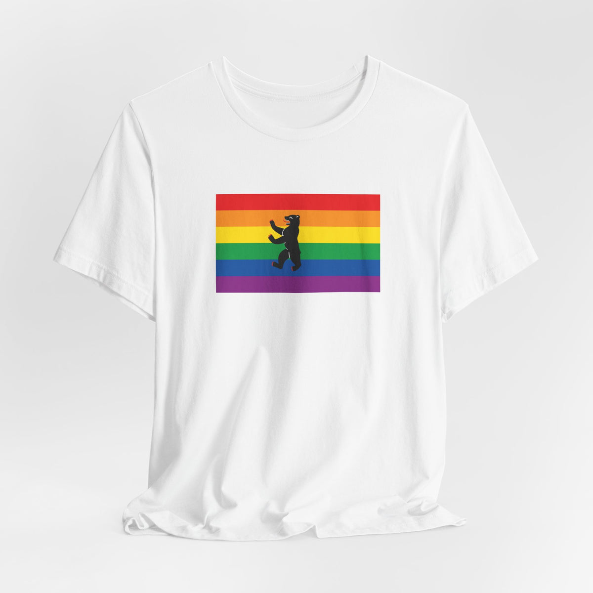 Berlin, Germany Rainbow Pride Flag T-shirt, Several Color Options