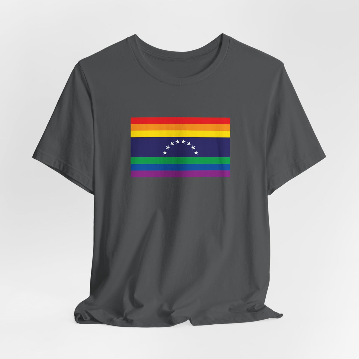 Venezuela Rainbow Pride Flag T-shirt, Several Color Options