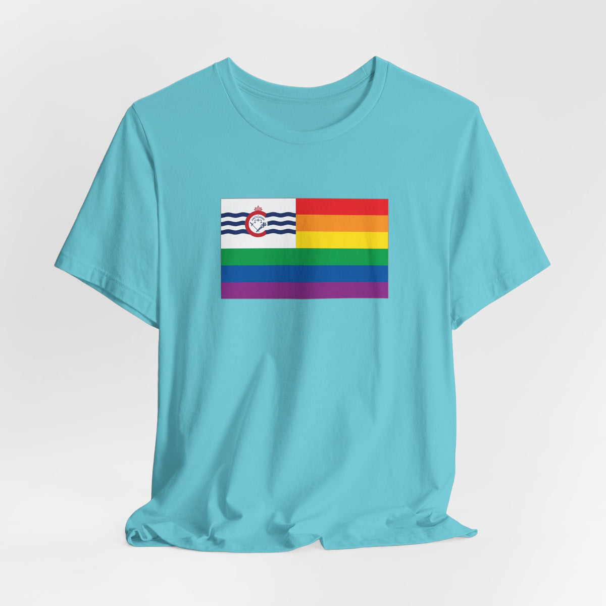 Cincinnati, Ohio Rainbow Pride Flag T-shirt, Several Color Options
