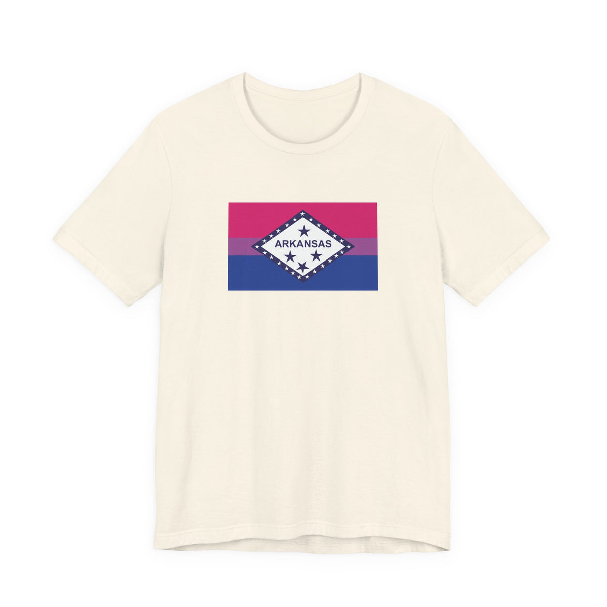 Arkansas Bisexual Pride Flag T-shirt, Several Color Options