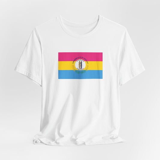 Kentucky Pansexual Pride Flag T-shirt, Several Color Options