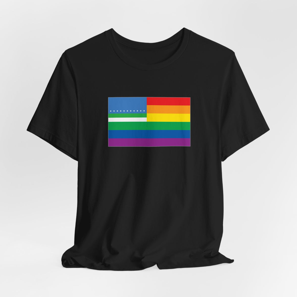 San José, Costa Rica Rainbow Pride Flag T-shirt, Several Color Options