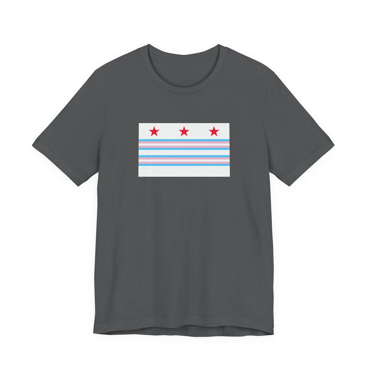 Washington, D.C. Transgender Pride Flag T-shirt, Several Color Options