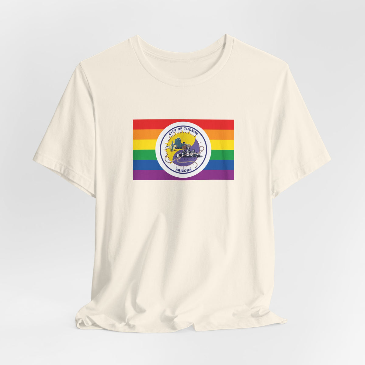 Tucson, Arizona Rainbow Pride Flag T-shirt, Several Color Options