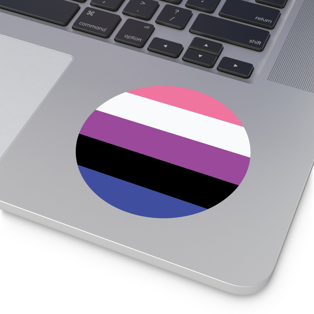 Genderfluid Pride Flag Vinyl Sticker