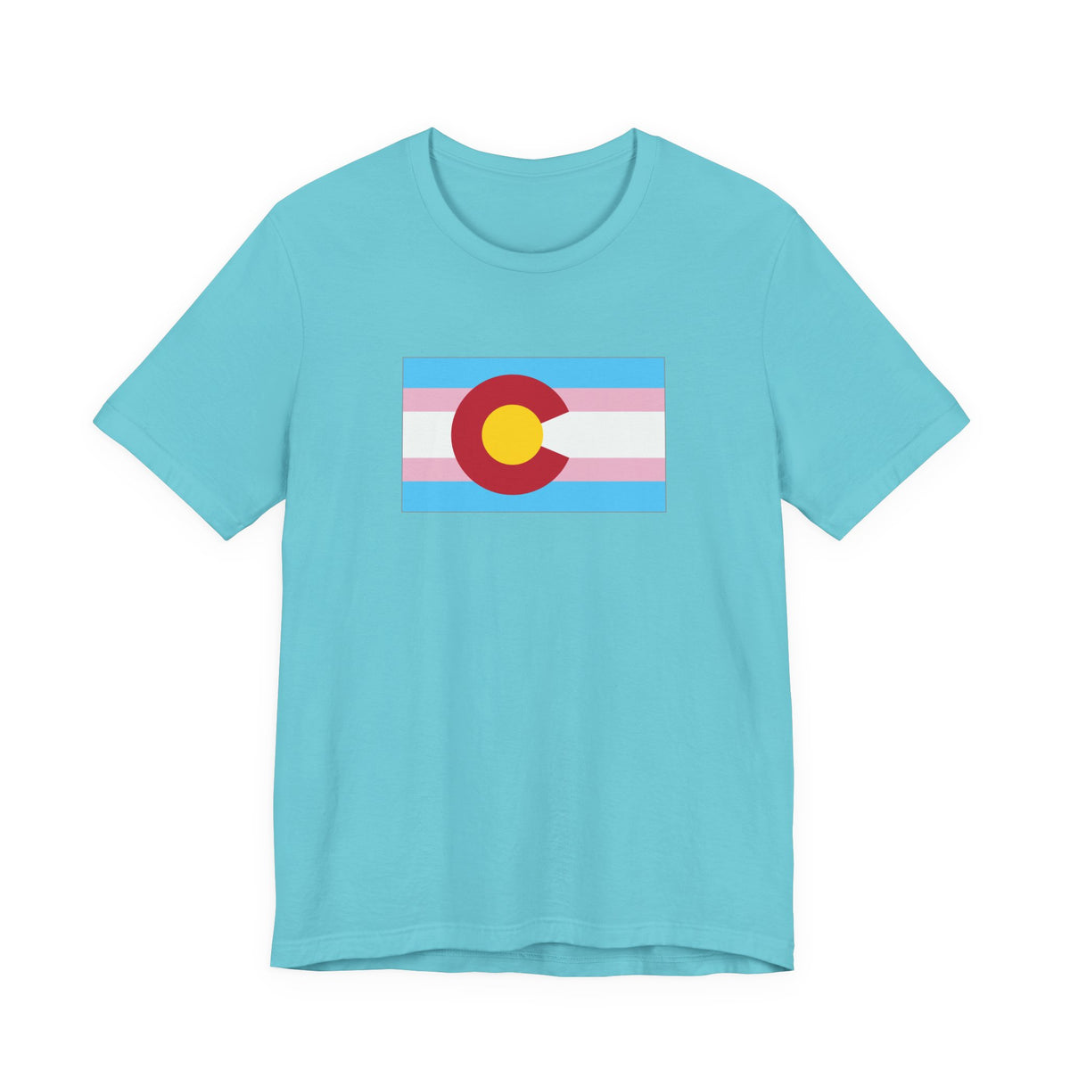 Colorado Transgender Pride Flag T-shirt, Several Color Options