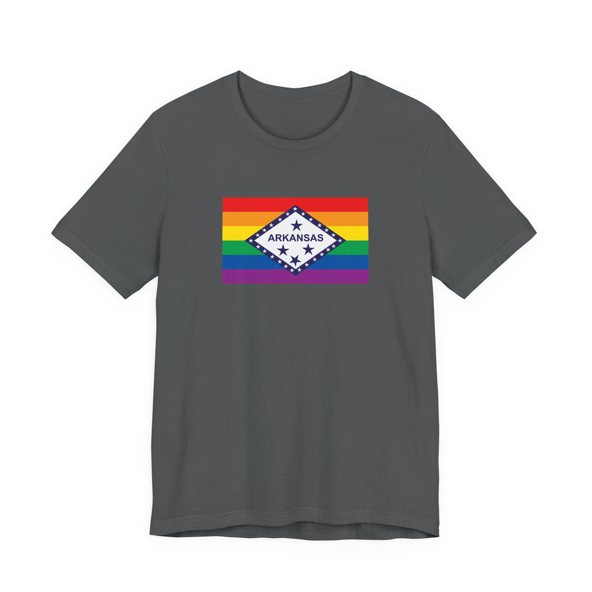 Arkansas Rainbow Pride Flag T-shirt, Several Color Options