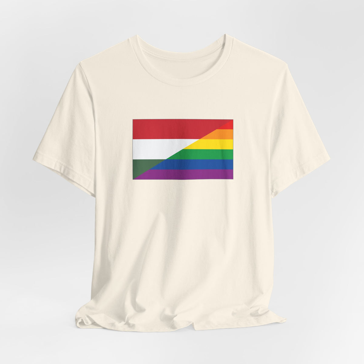 Hungary Rainbow Pride Flag T-shirt, Several Color Options