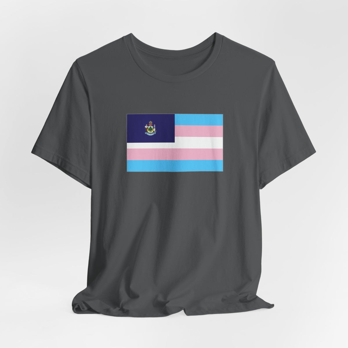 Maine Transgender Pride Flag T-shirt, Several Color Options