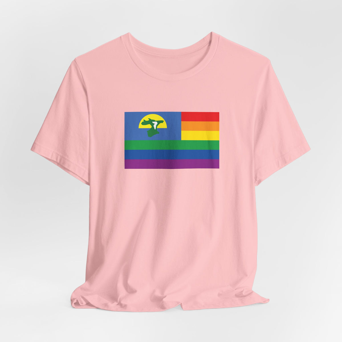 Auckland, New Zealand Rainbow Pride Flag T-shirt, Several Color Options