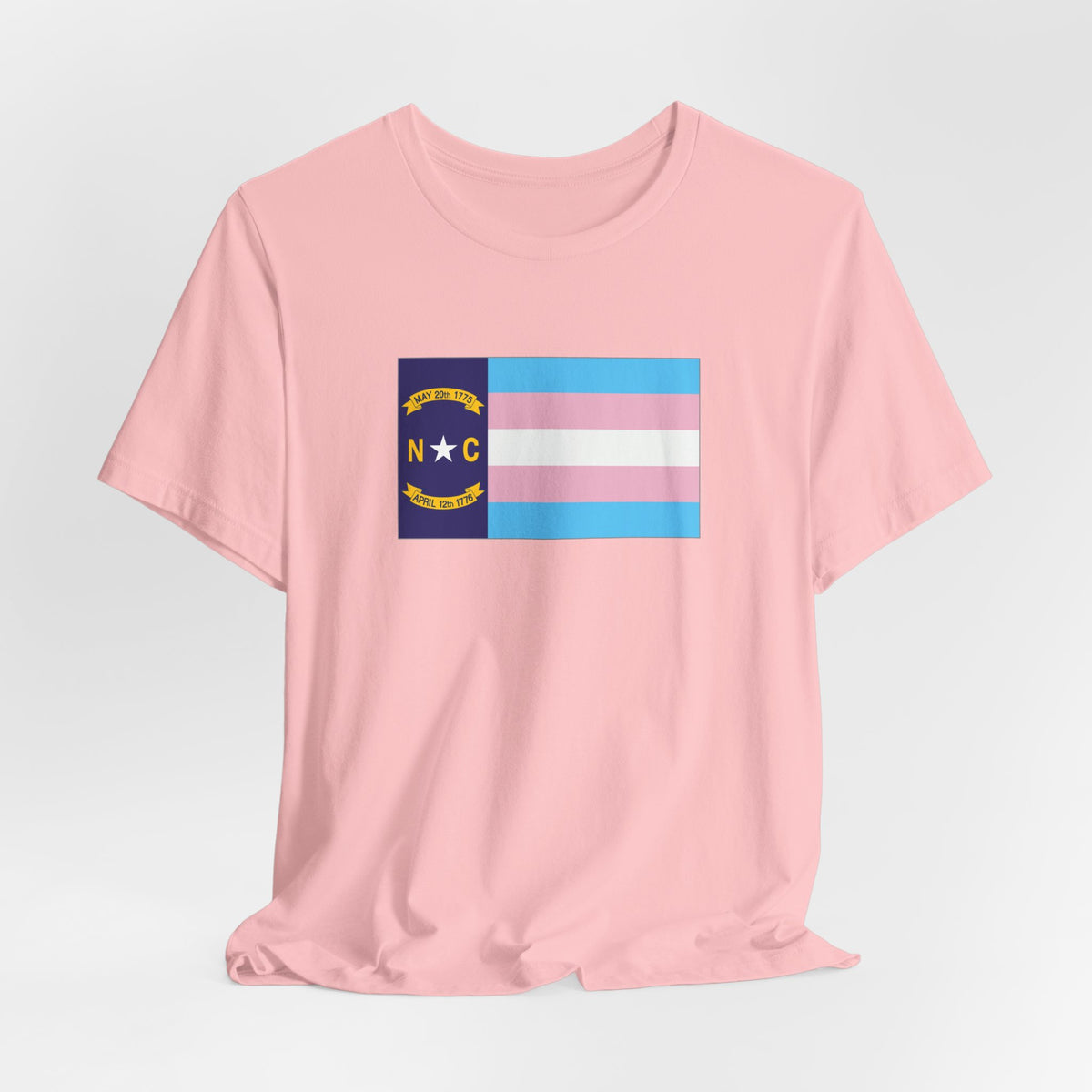 North Carolina Transgender Pride Flag T-shirt, Several Color Options