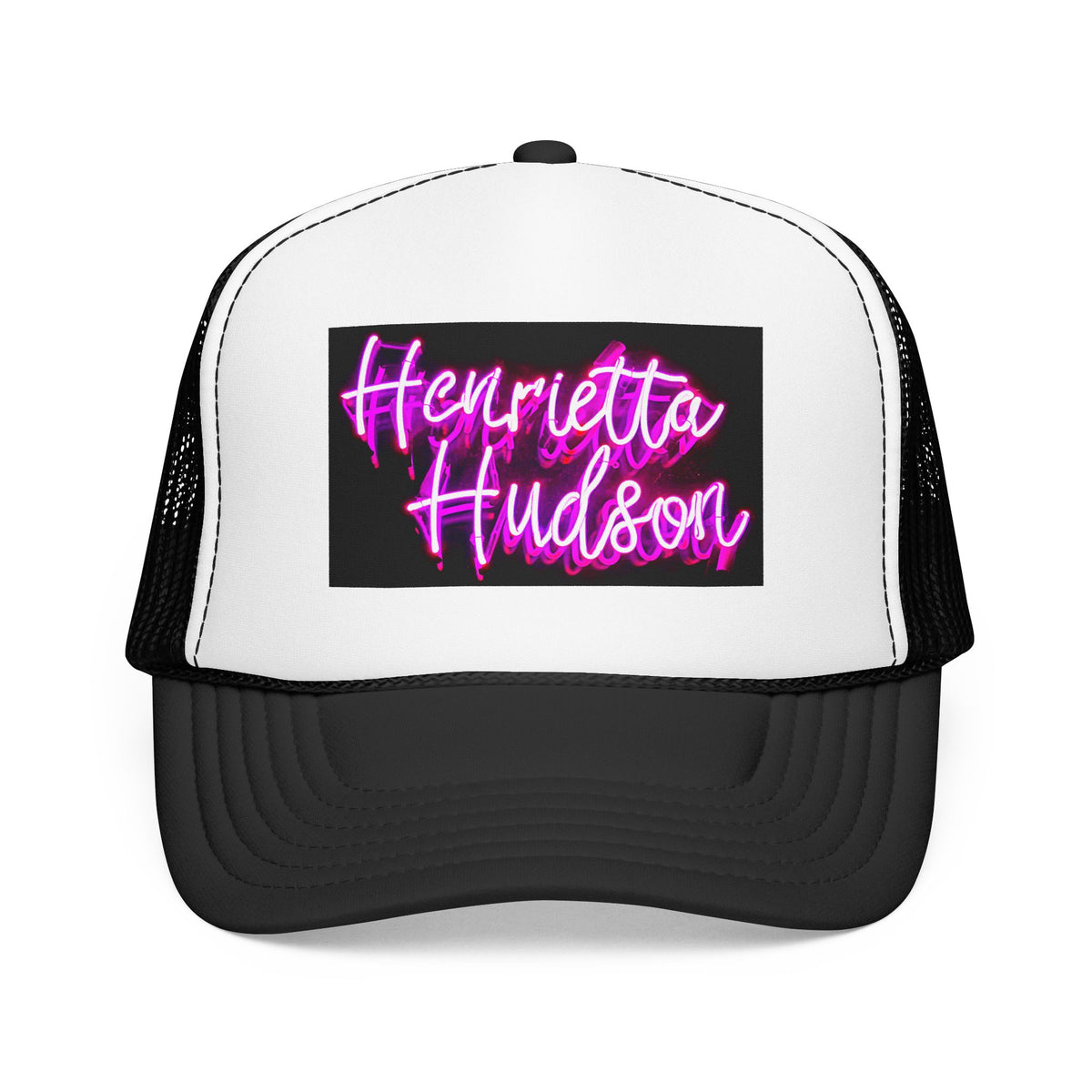 Neon Sign Trucker Cap, Black or Pink
