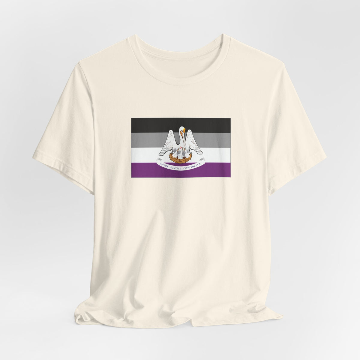 Louisiana Asexual Pride Flag T-shirt, Several Color Options