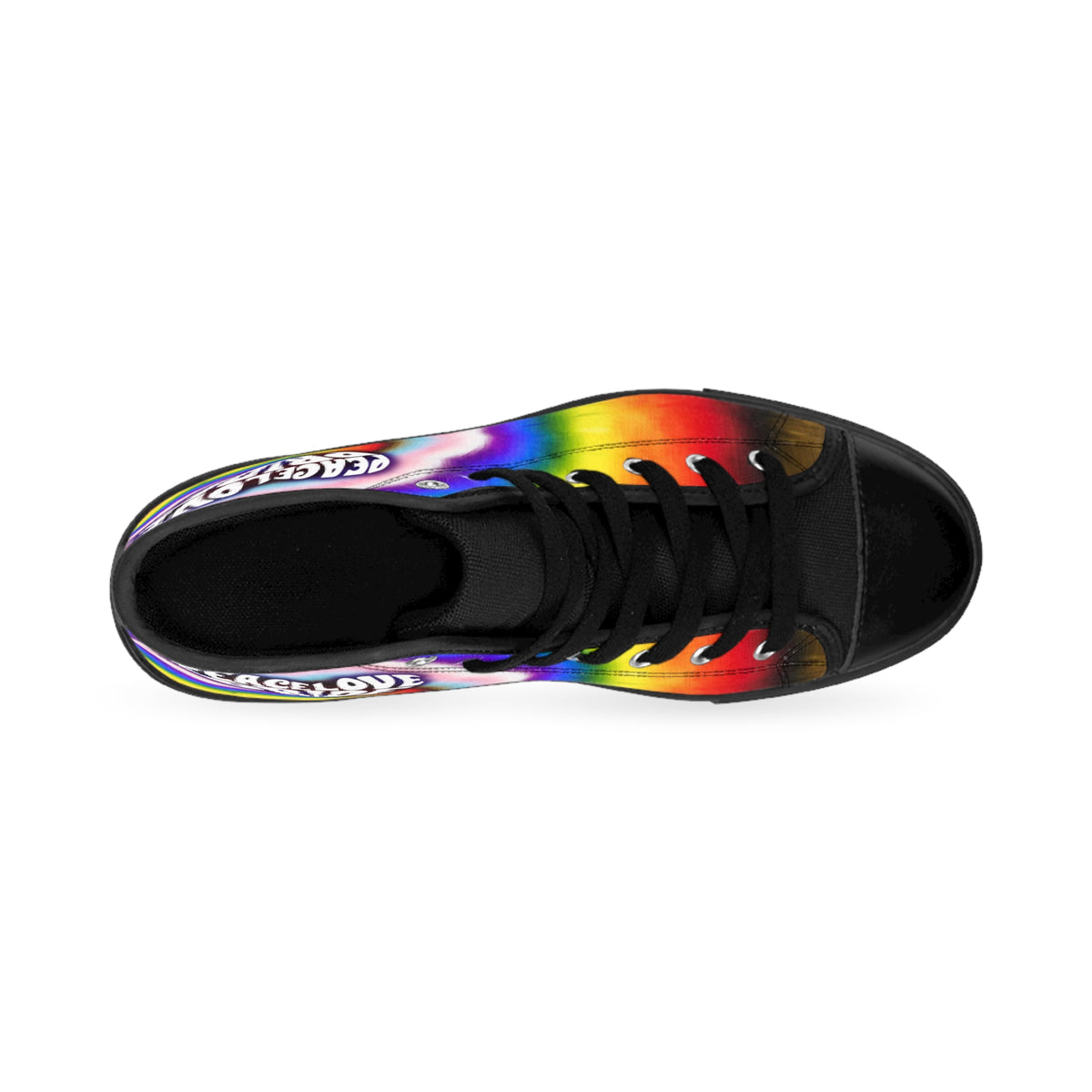 PEACE LOVE PRIDE Classic Sneaker - progress pride tie-dye deco (manufacturer sizes: male)