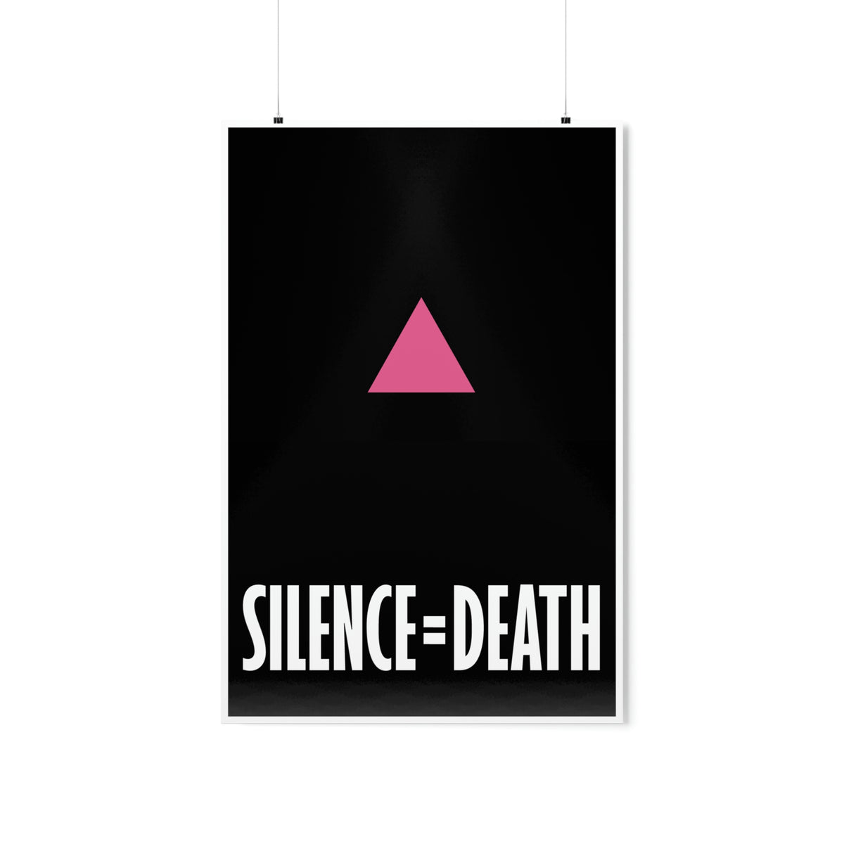 SILENCE=DEATH Poster 24" x 36" Matte finish