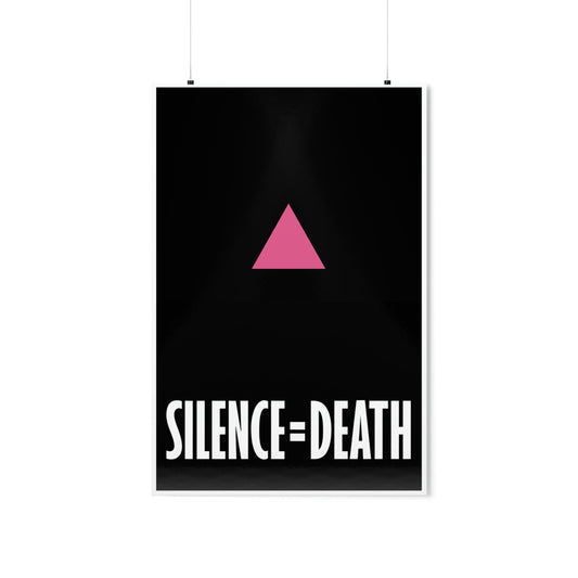 SILENCE=DEATH Poster 24" x 36" Matte finish